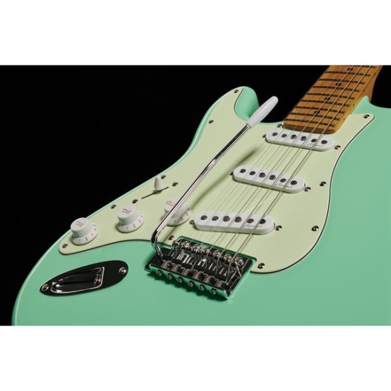 Harley Benton ST-62 CC MN LH Seafoam Green dla osoby leworęcznej