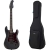 Zestaw gitara Harley Benton ST-20 HSS SBK+pokrowiec typu Gigbag