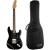 Zestaw gitara Harley Benton ST-Modern HSS BK + pokrowiec Harley Benton 25th E-Guitar Gigbag