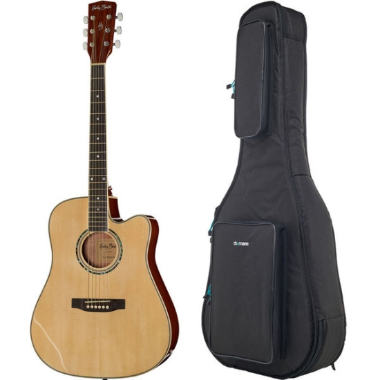 Harley Benton D-120 CE NT + pokrowiec Thomann typu Gigbag+struny+wymiana+konserwacja+ustawienie.