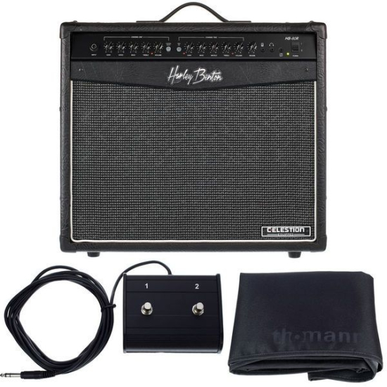 Wzmacniacz Harley Benton B-80R + akcesoria