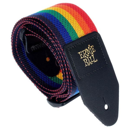 Pasek gitarowy Ernie Ball 4044 Poly Strap Rainbow