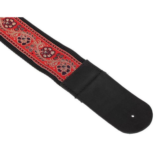 Pasek gitarowy Thomann Bollywood Strap Red & Gold