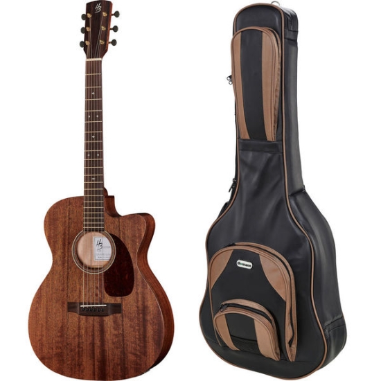 Harley Benton CLA-15MCE SolidWood+Gogbag Premium