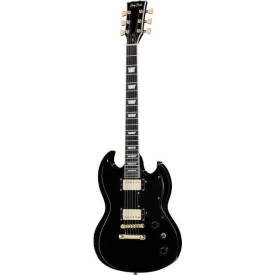 Harley Benton DC DLX Gotoh Black