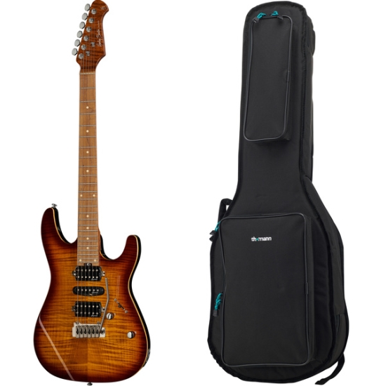 Zestaw z gitarą Harley Benton Fusion III HSH Roasted FBB