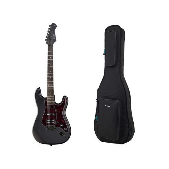 Zestaw gitara Harley Benton ST-20 HSS SBK+pokrowiec typu Gigbag