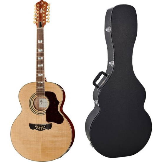 Harley Benton CLJ-412E NT + futerał Thomann Acoustic Guitar Case Jumbo