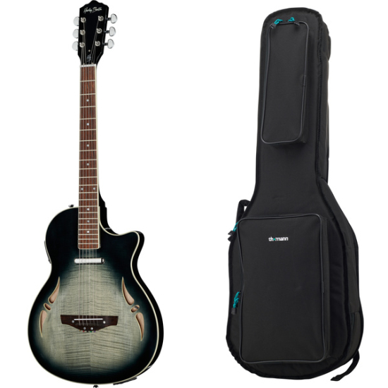 Harley Benton ST Nashville-Steel + pokrowiec Gigbag