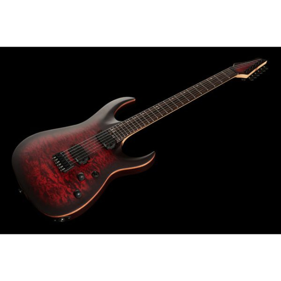 Harley Benton Amarok BKRD Quilted Burst + LightCase