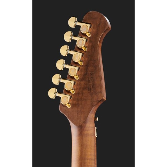 Harley Benton Guitar MAX Fusion Signature WN+Futerał Thomann E-Guitar Case Wood