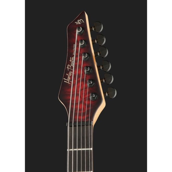 Harley Benton Amarok-BT BKRD Quilted Burst-gitara barytonowa