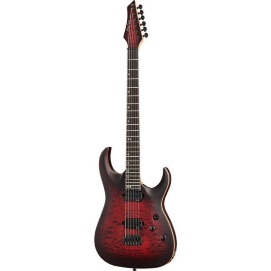 Harley Benton Amarok-BT BKRD Quilted Burst-gitara barytonowa