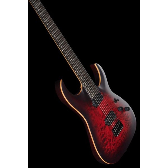 Harley Benton Amarok-BT BKRD Quilted Burst-gitara barytonowa