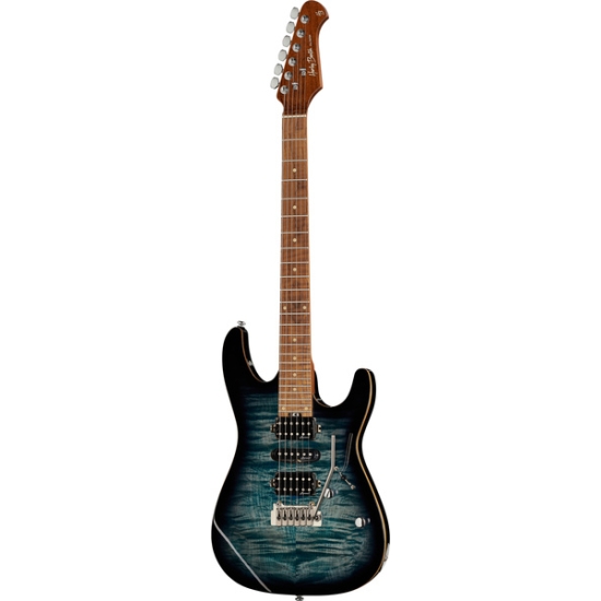 Zestaw z gitarą Harley Benton Fusion III HSH Roasted FBLB