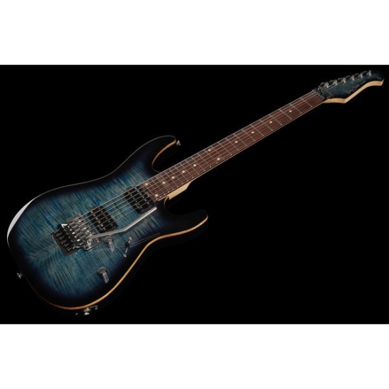 Harley Benton Fusion-III HH FR FBLB