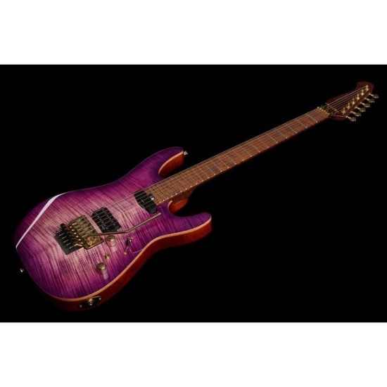 Harley Benton Guitar MAX Fusion Signature PF+Futerał LightCase