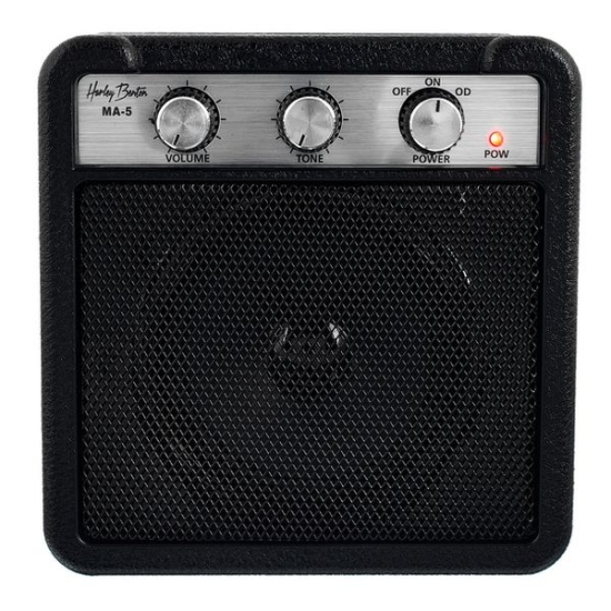 Mini wzmacniacz gitarowy Harley Benton MA-5 Miniamp 5W