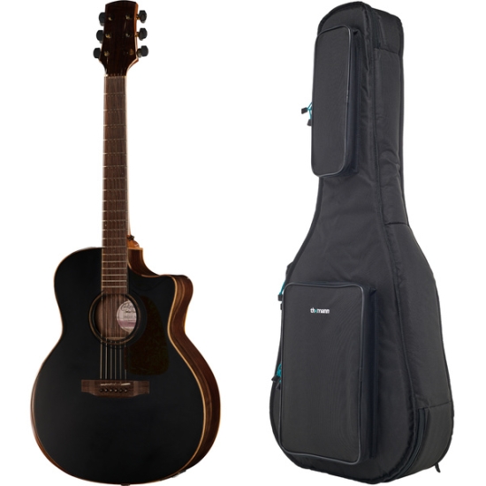 Zestaw gitara Harley Benton CLG-70ASR CE SBK AllSolid+pokrowiec GigBag Thomann