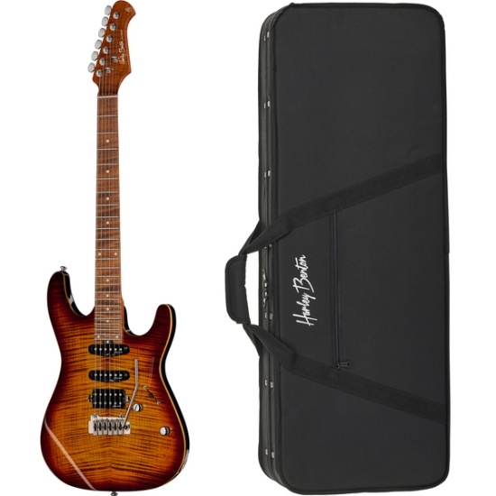 Harley Benton Fusion-III HSS Roasted w/Case
