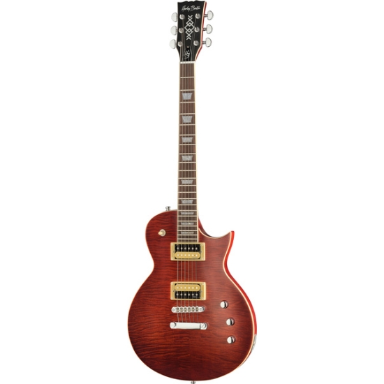 Harley Benton SC-Custom III Satin Paradise Amber Flame