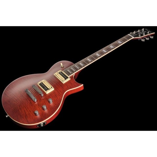 Harley Benton SC-Custom III Satin Paradise Amber Flame