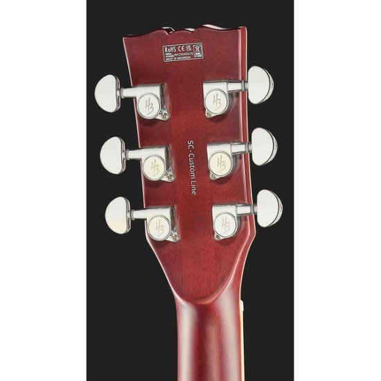 Harley Benton SC-Custom III Satin Paradise Amber Flame