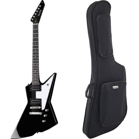 Zestaw gitara Harley Benton Extreme-76 BK +pokrowiec Thomann Gigbag