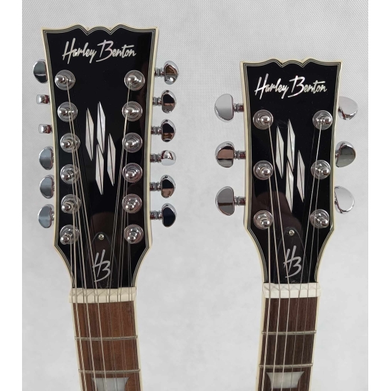 Harley Benton DC-Custom 612 Cherry + futerał