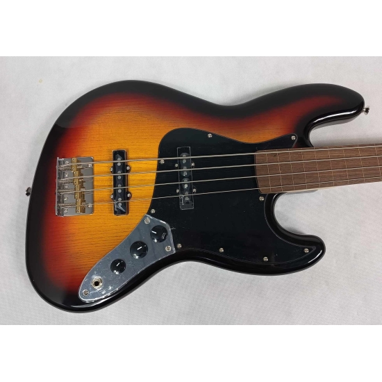 Harley Benton JB-75FL SB -bezprogowa fretless