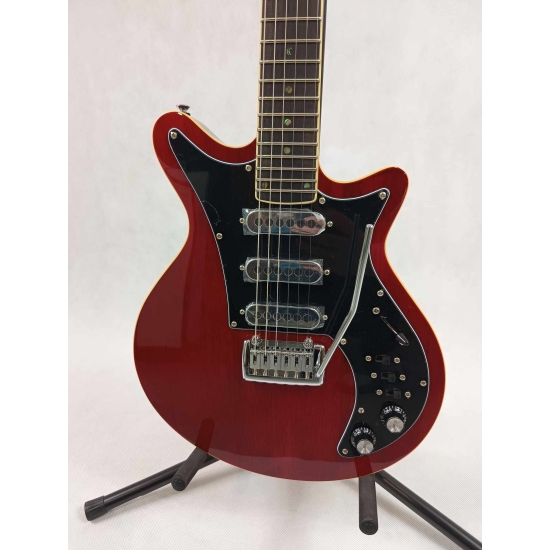 Harley Benton BM-75 Trans Red Deluxe Series