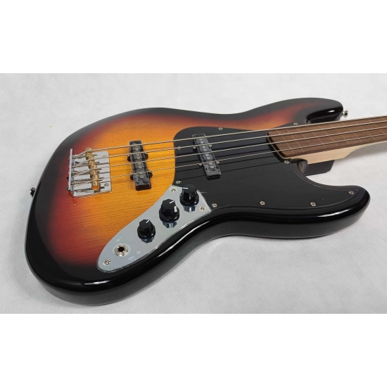 Harley Benton JB-75FL SB -bezprogowa fretless