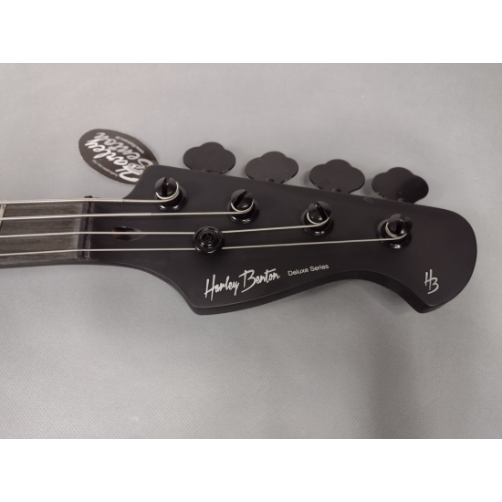 Harley Benton MB-4 Satine Black