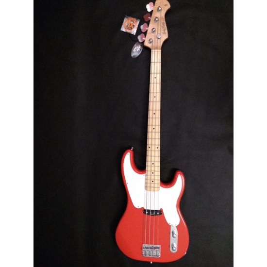 Harley Benton PB-50 Fiesta Red